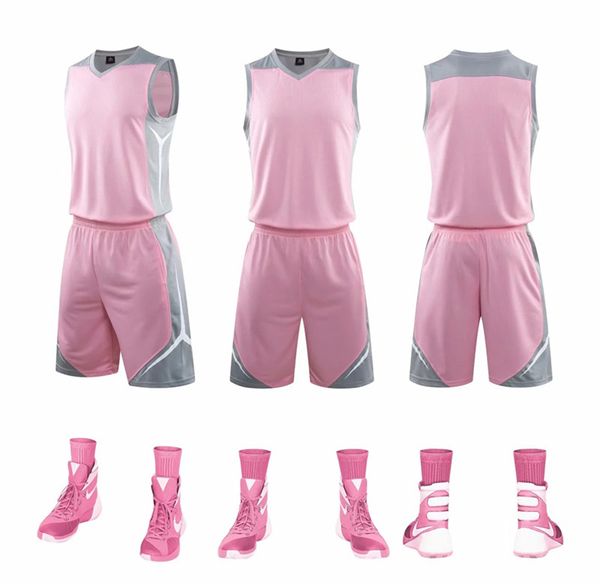 

nb0111 basketball jersey sport wears athletic outdoor apparel college, Black