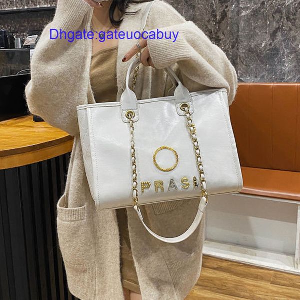 

luxury classic women's handbags beach bags designers ch metal letter badge tote evening bag small mini body leather handbag large femal