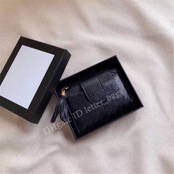 

luxury designer multi-function card holder handbag plain classic double g hardware hasp fold wallets zipper coin purse lady fashion