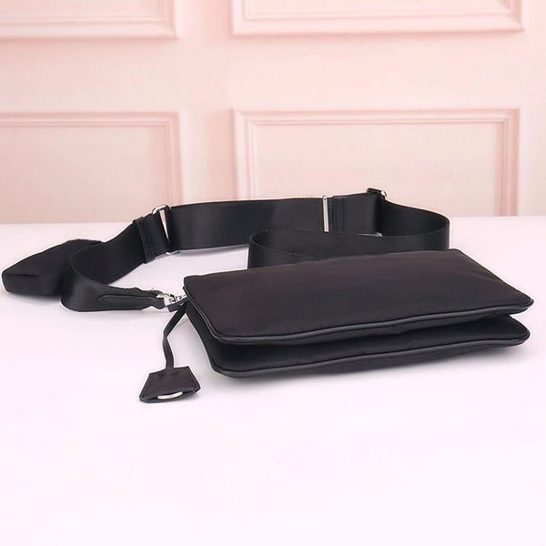 

messenger bag wholesale fashion cross body bag men twin set chain purse classic satchel handbag canvas shoulder bag parachute fabric man hrh