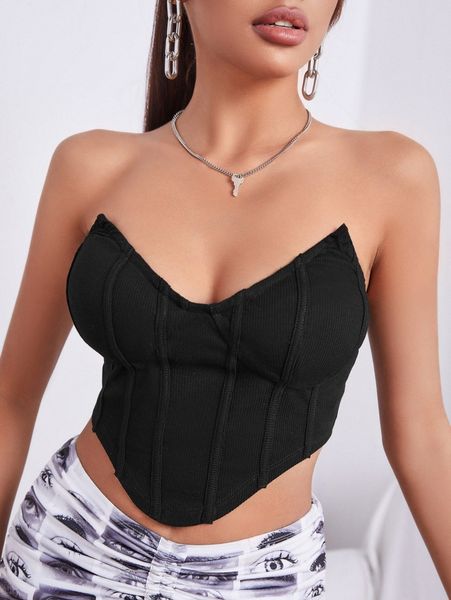 

solid hanky hem tube k6qq#, White