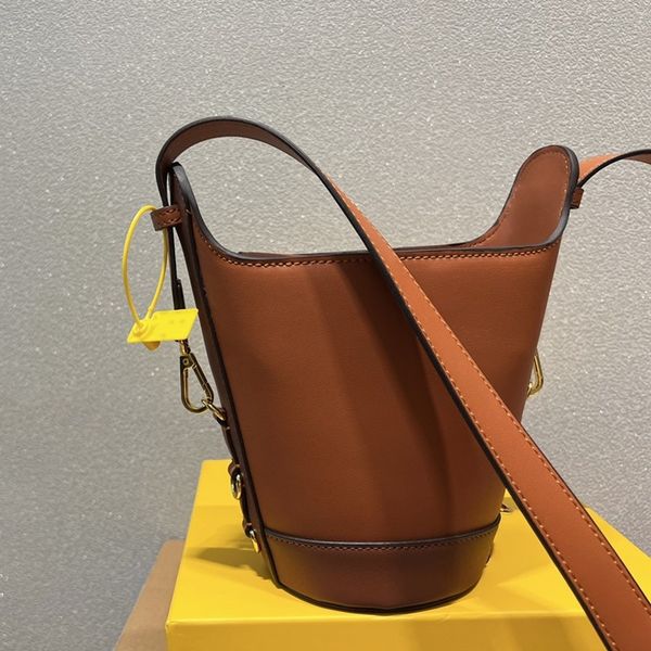 

new designer bag brand ladies bucket bag print handbag diagonal bags shoulder bag internal serial number fdi size 11x17cm