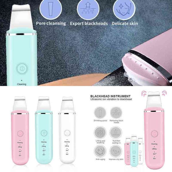 

nxy face care devices ultrasonic skin scrubber deep face cleaning machine peeling shovel facial pore cleaner lift 0621