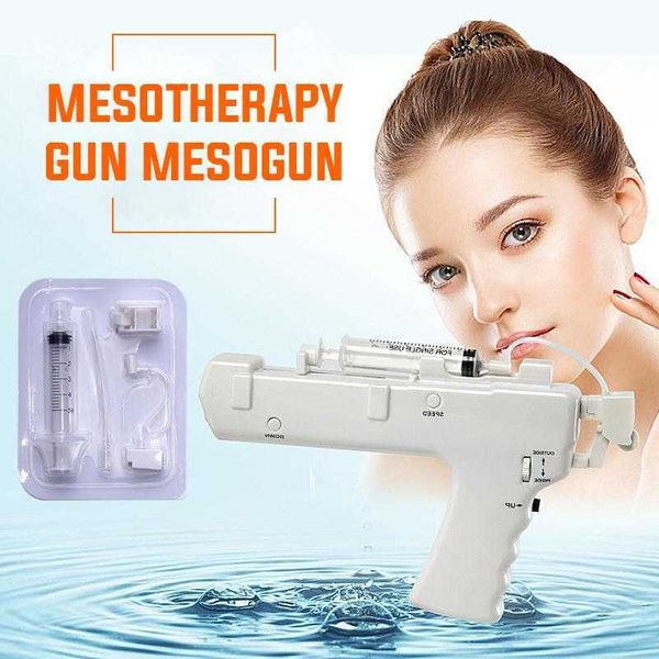 

25d vanadium titanium crystal injection gun mesotherapy rejuvenation wrinkle removal beauty machine no needle skin care tool, Black;white