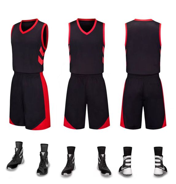 

ns0057 basketball short sport wears athletic outdoor apparel college jersey, Black