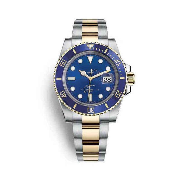

uxury watch date luxury designer wrist men's watches automatic mechanical green water steel shell role waterproof band luminous three b, Slivery;brown