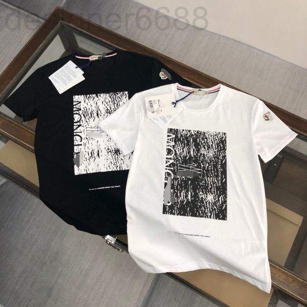 

men's pants designer m fashion brand men's mercerized cotton high-end short sleeve t-shirt summer v0z0, Black
