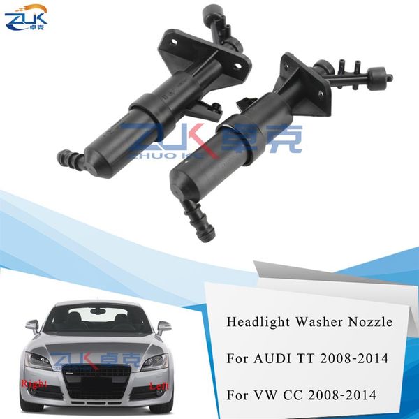 

zuk headlight head lamp washer nozzle jet actuator for audi tt tts 2008 2009 2010 2011 2012 2013 2014 for volkswagen passat cc217f