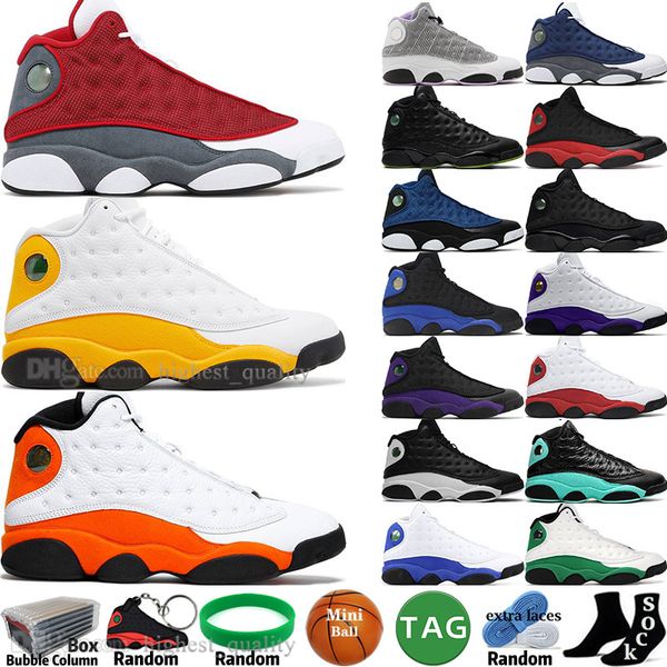 

brave blue red flint bred hyper royal 13 13s mens basketball shoes del sol court purple black cat obsidian lucky green chicago men sports wo