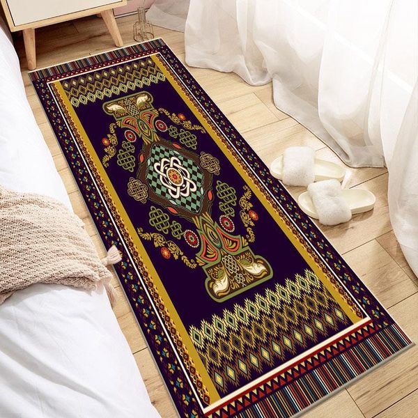 Tappeti Tappeto persiano antiscivolo per soggiorno Camera da letto Tappeti morbidi rettangolari Boho Marocco Tapis etnici Tappetini grandi