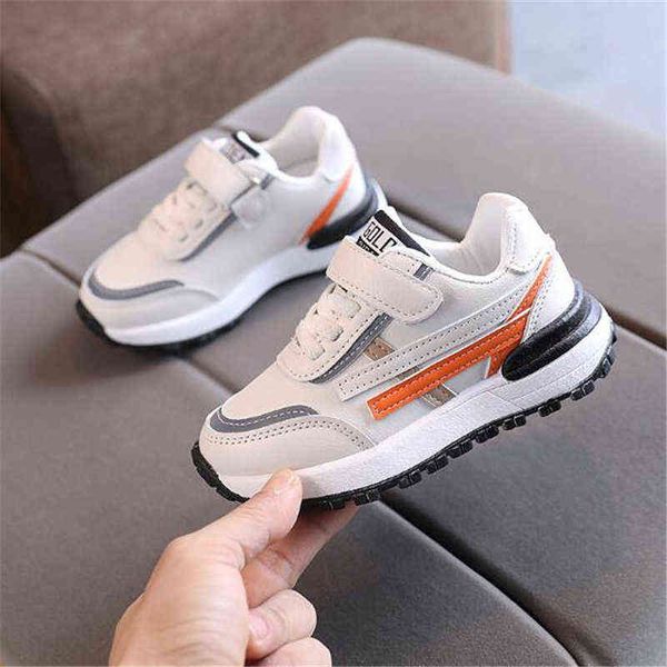 

kids fashion sneakers boys and girls light-soled breathable casual shoes soft-soled non-slip running shoes baby toddler shoes g220527, Black;red