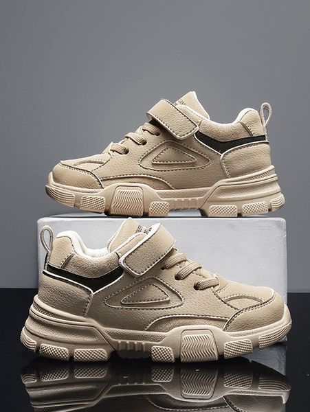 

boys letter detail high sneakers she, Black