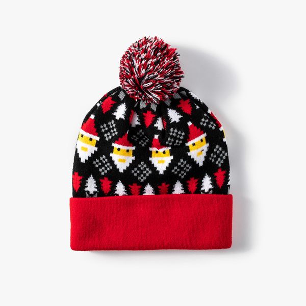 Parti Şapkaları Unisex Sonbahar Kış Örme Şapka Noel Kelepçeli Hat Sıcak Rahat Sınırsız Rüzgar Geçirmez Şapkalar Beanie Cap Yumuşak Kayak Hat Özelleştirilebilir Logo ZL1118SEA