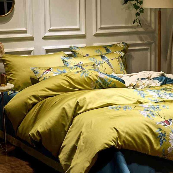 

svetanya silkly egyptian cotton bedding linens printed sheet pillowcase duvet cover king  europe double size238l