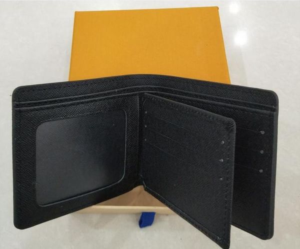

designer wallet with gift box luxury short wallets card holders famous for men women purse clutch bags 003, Red;black