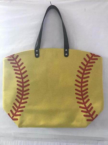 Confezione regalo Borsa sportiva da softball per bambini in tela di cotone da baseball da 20 pezzi all'ingrosso. Regalo per bambini