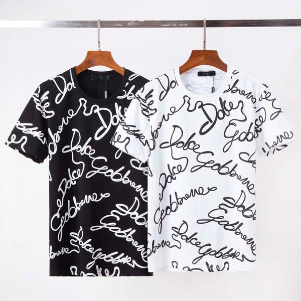 

designers t shirts mens for summer womens t-shirt fashion tide letter print casual men women crew neck bm68, White;black