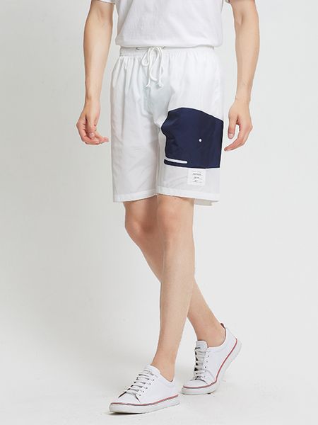 

new arrival fashion mens shorts causal designe comfortable pants summer custom whale printed sports beach quick drying men's shorts, White;black