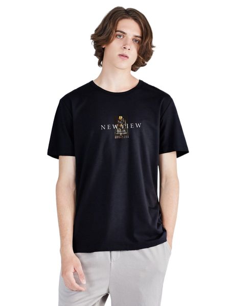 

men slogan graphic tee w1xz#, White;black