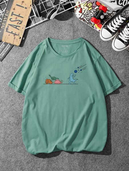 

men cartoon graphic tee f4ad#, White;black