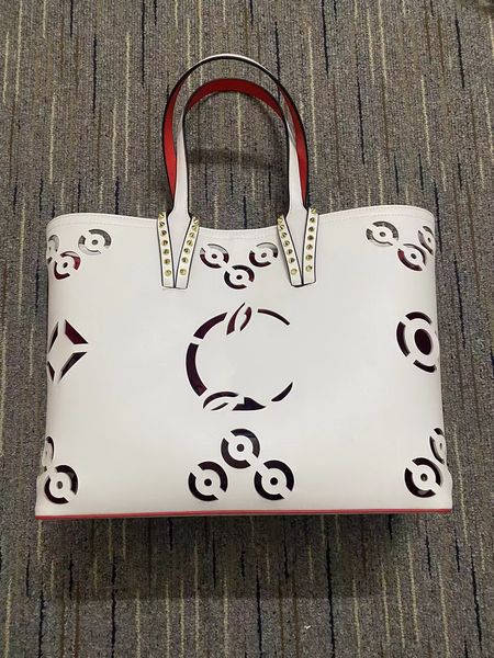 

woman luxurys handbag+wallets men shoulder bags genuine leather rivets spikes bow crossbody tote redbottoms shopping handbags