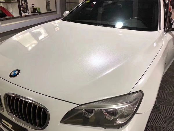 Glitter Diamond Diamond Glorde Branco Brocinho Filme Autoso adesivo Decal