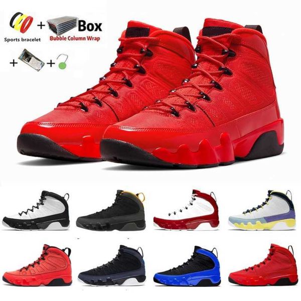 

jumpman 9 9s men basketball shoe particle grey chile gym red motorboat black white unc racer p university gold blue man trainers shoes