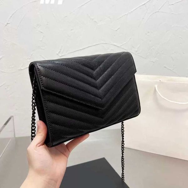 

shoulder bag cross body woman handbag purse original box genuine leather women messenger chain caviar 2022