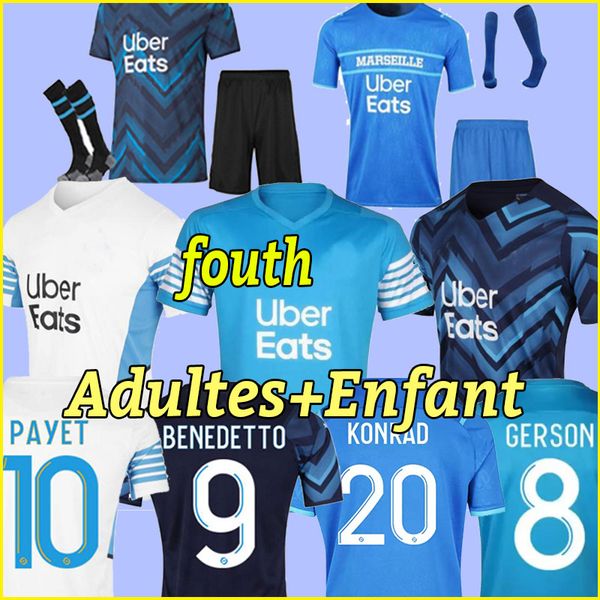 

fouth 2122 23 marseilles king soccer jerseys gerson under bakambu milik maillot de foot 2021 2022 2023 camiseta payet guendouzi kamara man f, Black;yellow