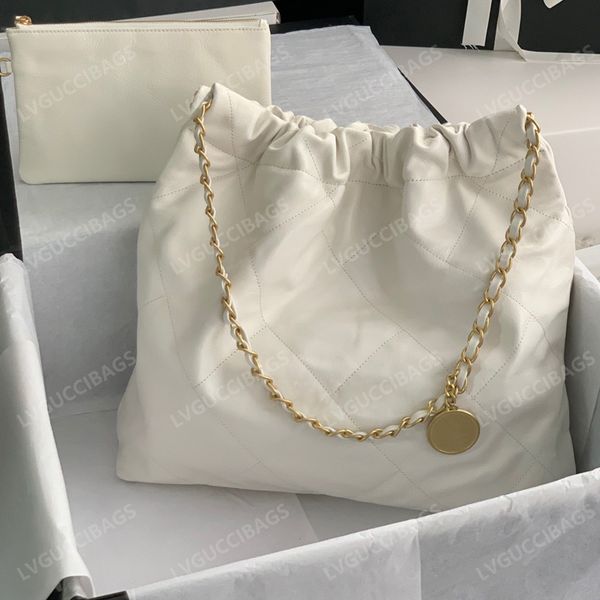 

luxury designer fashion bag 2022 new large capacity chain tote bag
