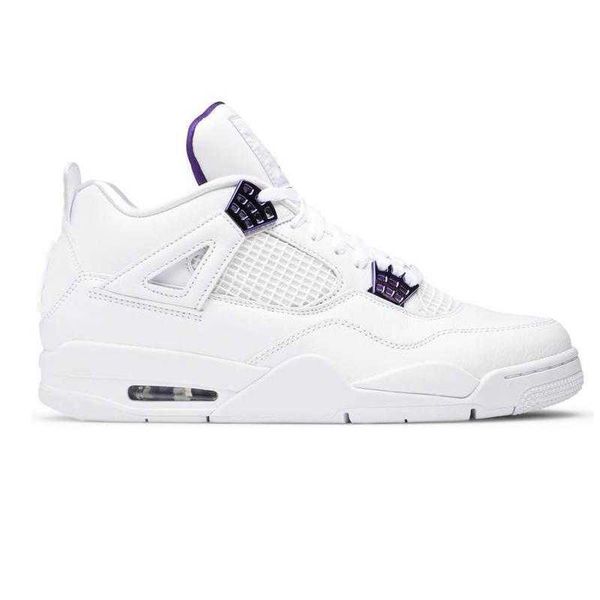 

4 purple metallic basketball shoes sneakers ct8527 115 version, Black