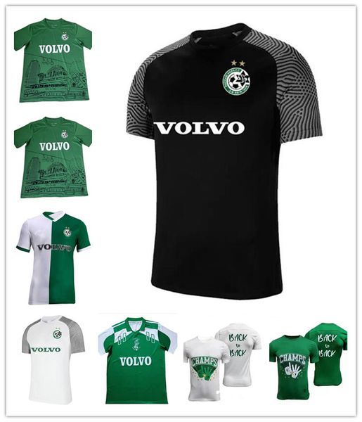 

22 23 maccabi haifa soccer jerseys 2022 23 israel home atzili#7 haziza#8 g.donyoh #11 football shirt t.chery#10 s.menachem#12 j.cohen#44 men, Black;yellow