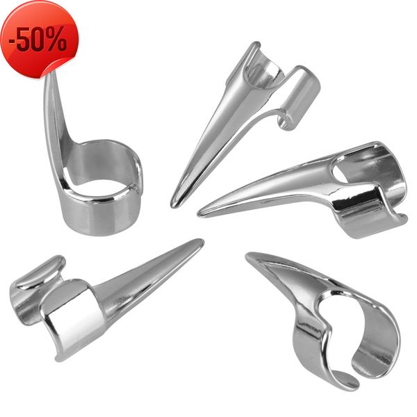 

torture thumb finger sleeve bondage cuffs flirting stainless steel sm toys for couples slave restraints nails shop for couples, Black;white