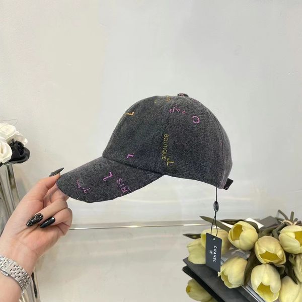

designer denim ball caps jacquard snapback spring summer couple baseball caps men women ball cap sport hat, Blue;gray