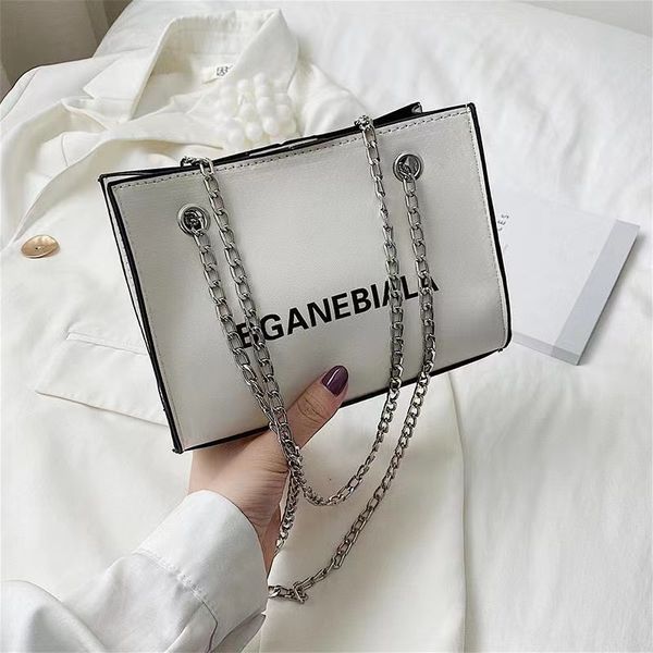 

fashion chain shoulder strap axillary bag or hand-held design women handbag