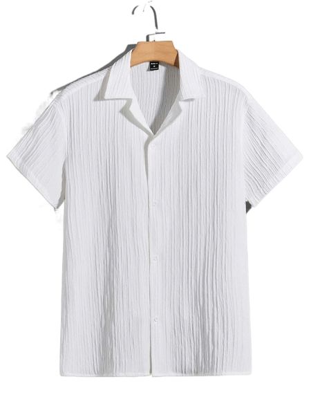 

men solid button up shirt j7kg#, White;black