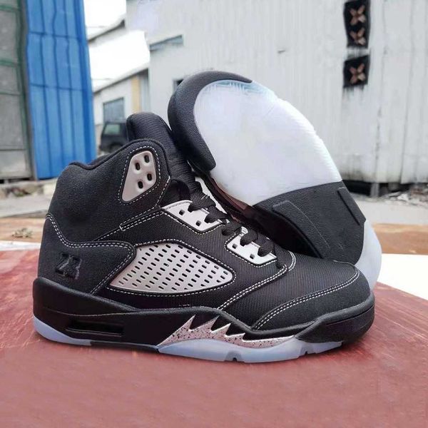 

anthracite 5 mens baksetball shoes db0731-001 og wolf grey clear black blue 5s men trainers sports sneakers 40-47