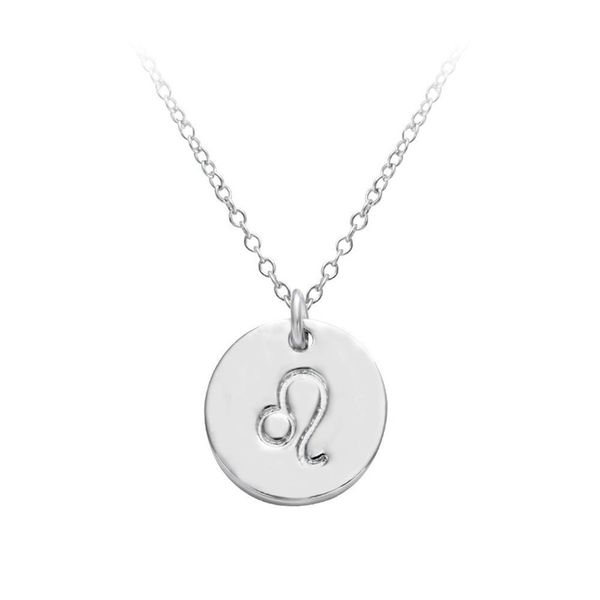 

pendant necklaces 12 zodiac sign tag constellation 925 sterling sier horoscop amvya, Silver