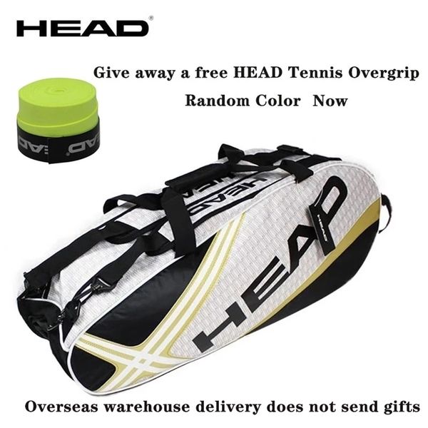 

original head 69 piece rackets bag nylon dacron tennis racket racquet backpack 220719