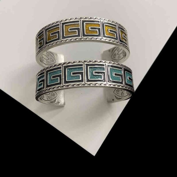 

2022 new enamel bracelet couple bracelet jewelry, Black
