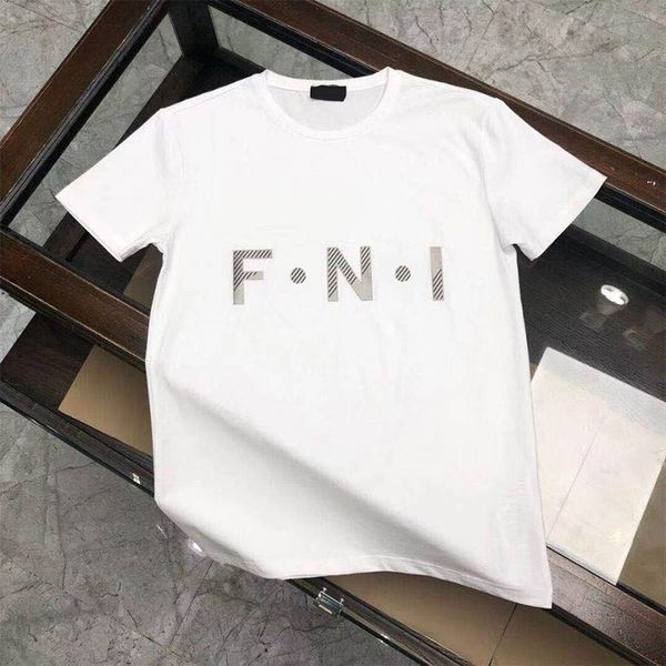 

luxury brand women's t-shirt short sleeve letter print new designer summer ladies 2023 loose casual t shirt, White