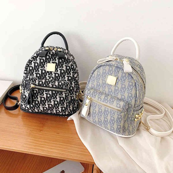 

super low discount small female backpack french minority high sense schoolbag popular among college students