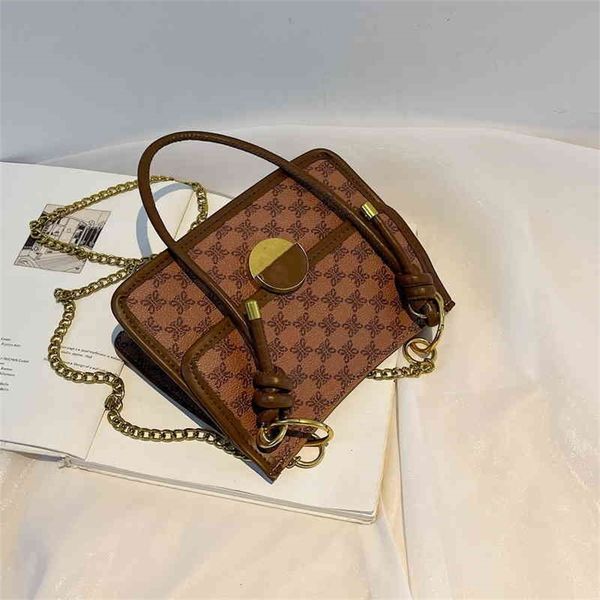 

advanced color matching small square fashion versatile one shoulder armpit bag chain bag women factory store online