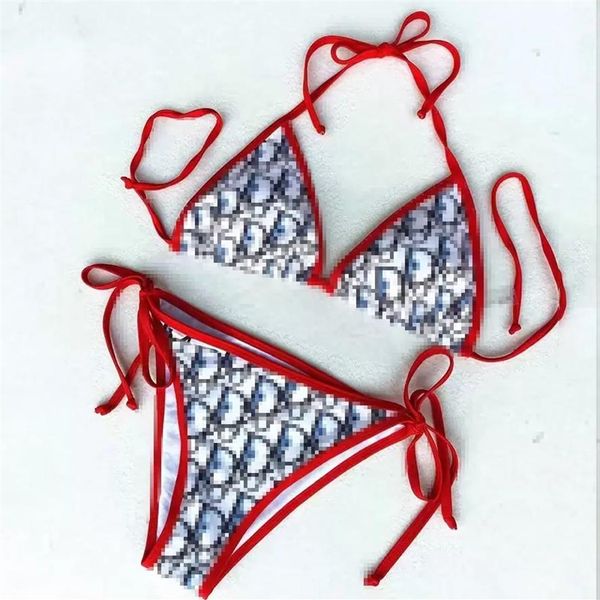 

2022 swimwears designer bikini fashion swimwear nice women swimsuit bandage bathing suits two-piece swimsuits 4 s263j