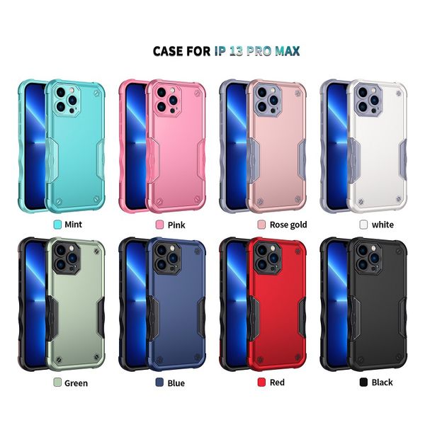 

armor cases cover 2in1 hard pc back tpu with airbags shockproof for iphone13 12 11 x 8 samsungs22 s21 fe ultra plus s20 a12 a22 a32 a03 a13