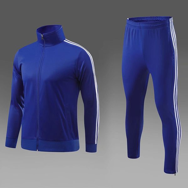 

customized your own tracksuit winter warm up training jacket soccer tracksuit and pants set 220615, Gray
