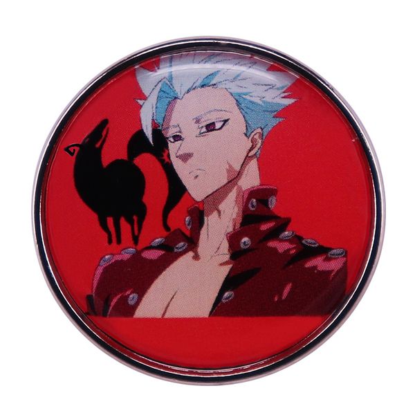

the seven deadly sins nanatsu no taizai ban brooch anime badge pins, Blue