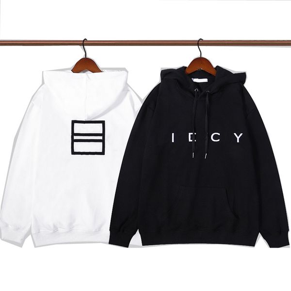 

mens women designer hoodies embroidery fashion hooded winter men womens hoodie clothing clothes hip hop sweatshirts s-5xl, Black