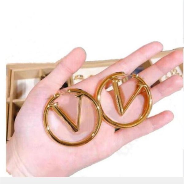 

paris huggie jewelry accessories women hoop earrings luxury 18k gold ear studs lady nice christmas gift brown flowers307f, Golden;silver