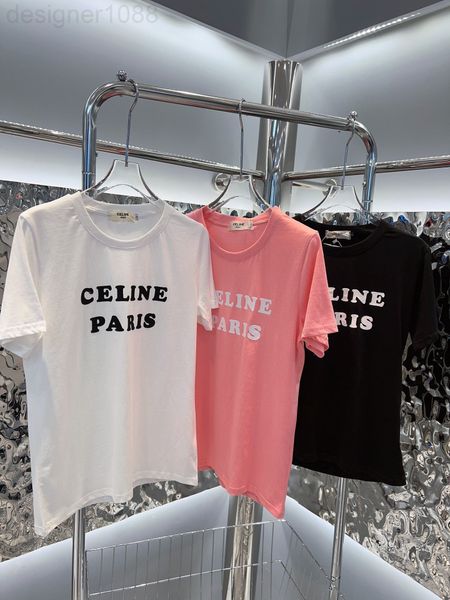 

women's t-shirt designer ce's spring and summer new baida design temperament letter printed short sleeve t-shirt casual round neck, White